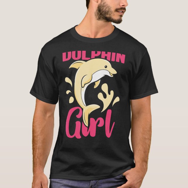 Camiseta Chica delfines Chicas delfines curte (Anverso)