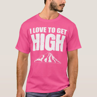 Camiseta Chica deportista de escalada en roca de montaña