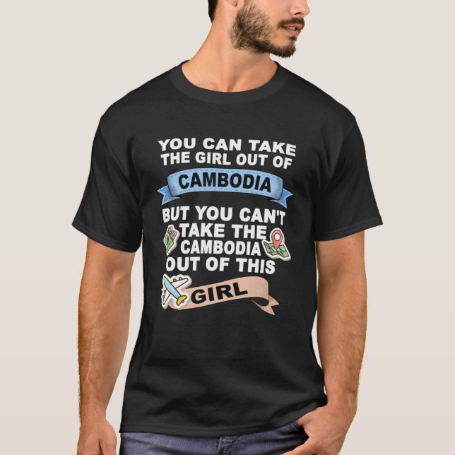 Camiseta Chica desde Camboya (Anverso)