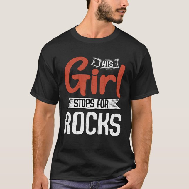Camiseta Chica Detiene La Recopilación De Geólogos Geológic (Anverso)