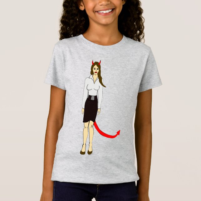 Camiseta chica diablo (Anverso)