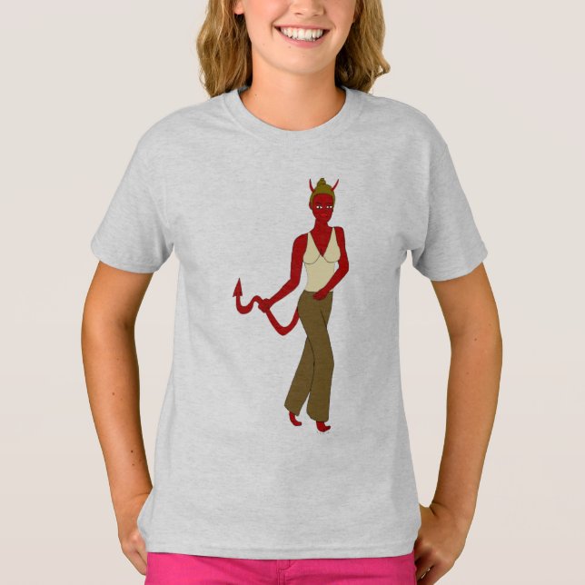 Camiseta chica diablo (Anverso)