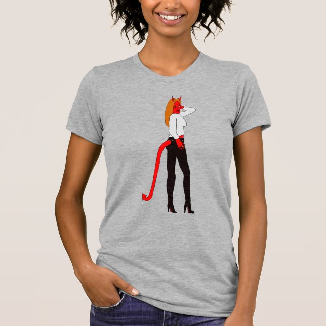 Camiseta chica diablo (Anverso)