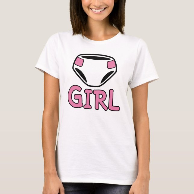 CAMISETA CHICA DIAPER (Anverso)