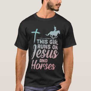 Camiseta Chica dirige a Jesús Caballos Ecuestre Cristiano d