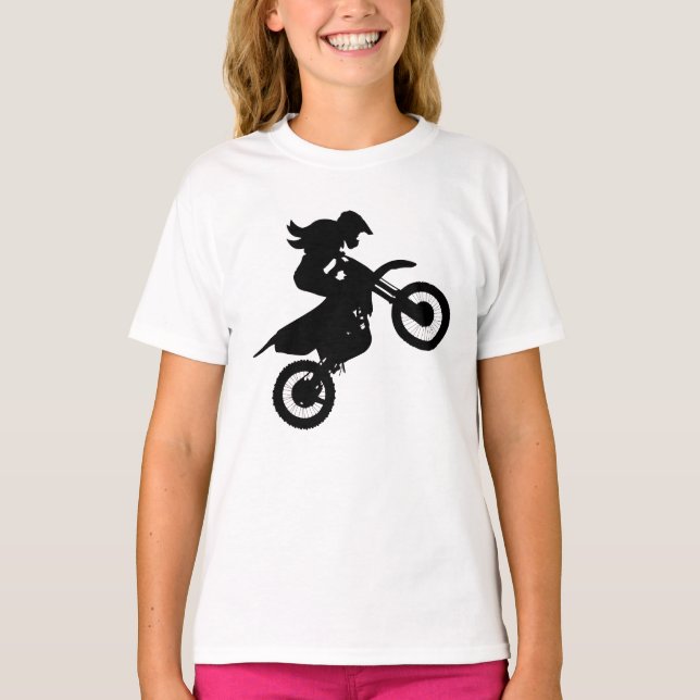 Camiseta Chica Dirt Bike (Anverso)
