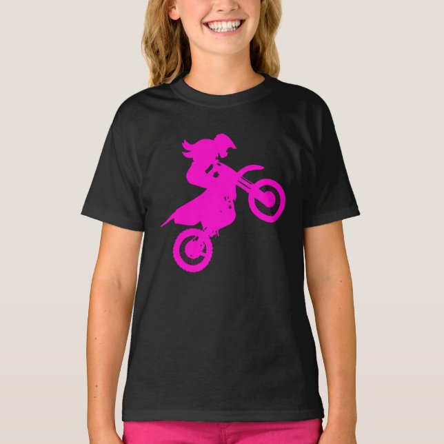 Camiseta Chica Dirt Bike (Anverso)