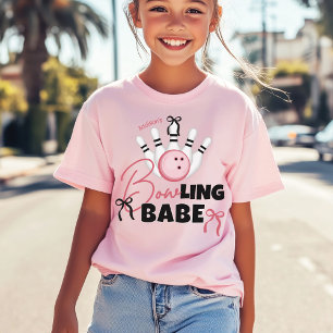 Camiseta Chica DIVERTIDA de BOLOS Lazos ROSADOS de Cumpleañ