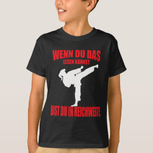 Camiseta Chica divertida de karate kickboxing taekwondo 