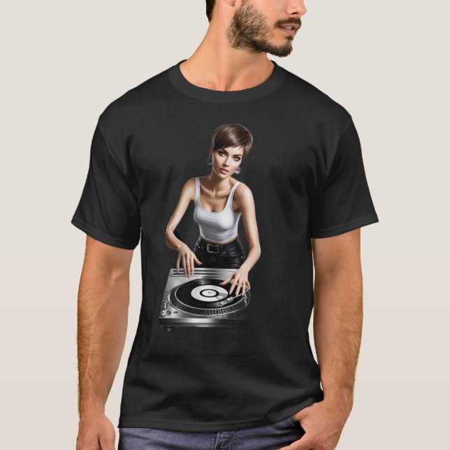 Camiseta Chica Dj (Anverso)