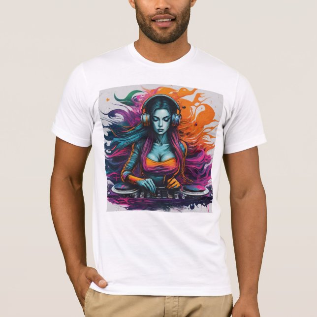 Camiseta Chica Dj (Anverso)
