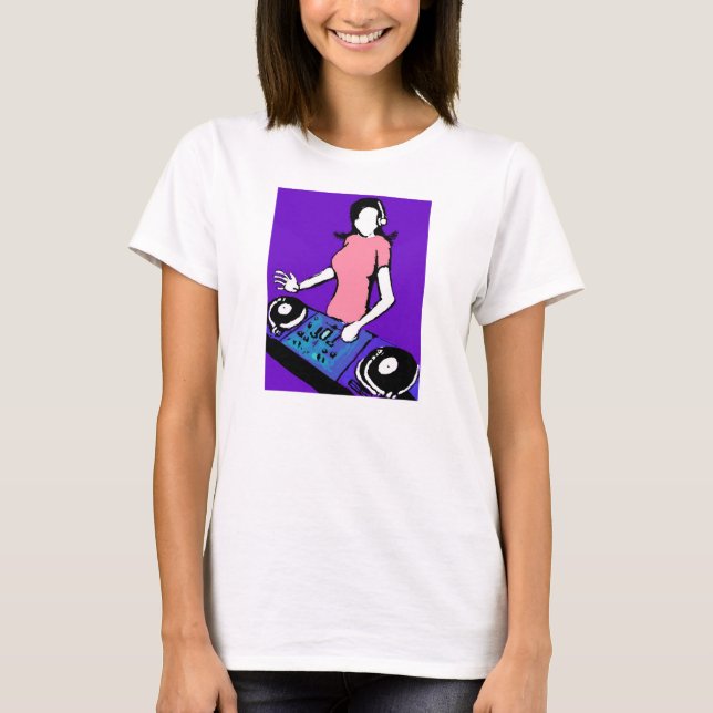 Camiseta Chica DJ (Anverso)