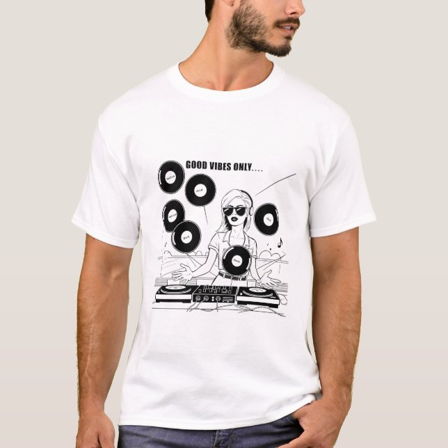 Camiseta Chica Dj de Guay (Anverso)
