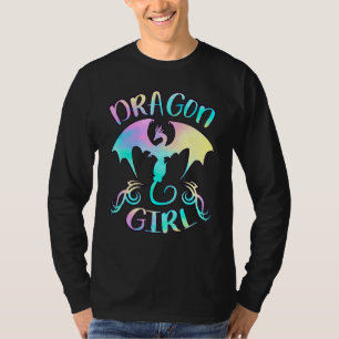 Camiseta Chica Dragón Sólo Un Chica Al Que Le Gusta Los Dra