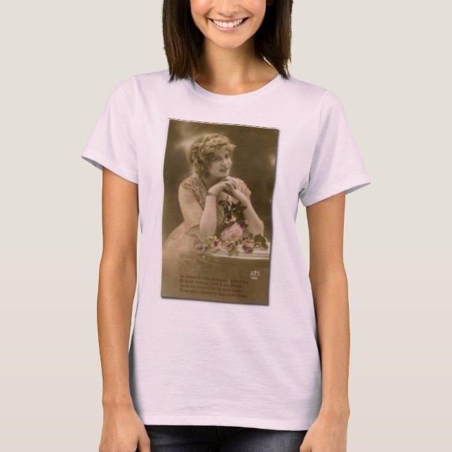 Camiseta Chica Dulce, París Francia (Anverso)