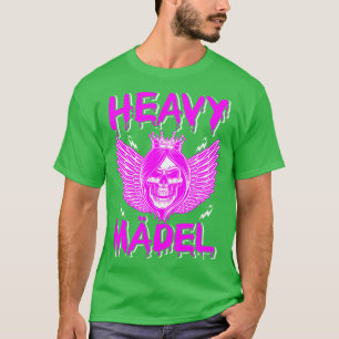 Camiseta Chica duro de Punk de rock pesado para motociclist