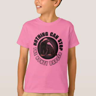 Camiseta Chica duro - nada puede parar el tejón de miel