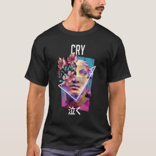 Camiseta Chica E japonés estético de Cry Vaporwave