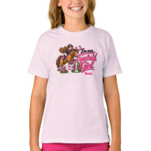 Chica ecuestre linda personalizada