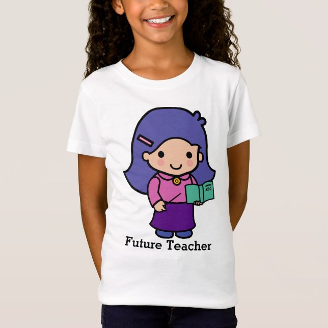 Camiseta Chica educativa con libro de ortografía (Anverso)