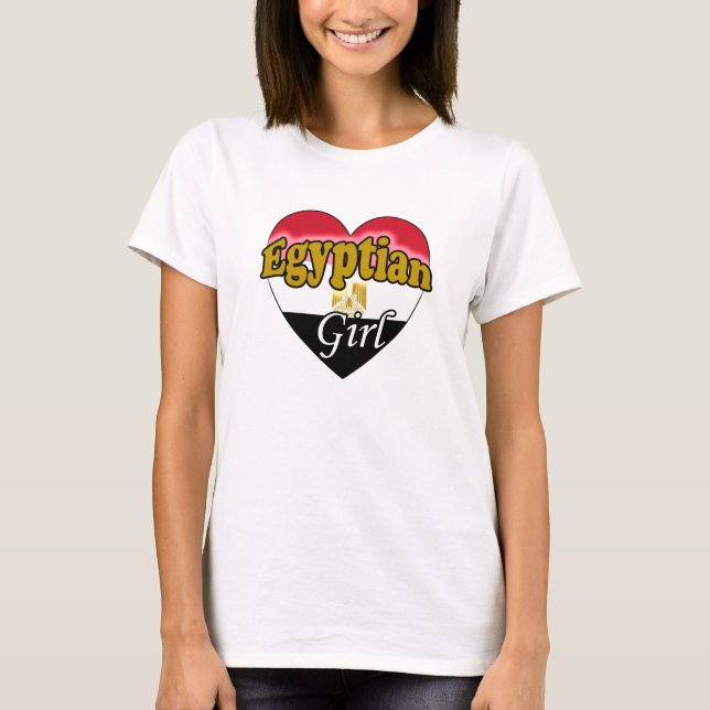 Camiseta Chica egipcio (Anverso)