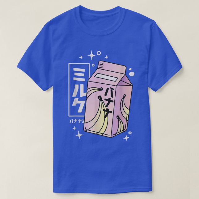 Camiseta Chica electrónico de anime de la leche de plátano  (Diseño del anverso)