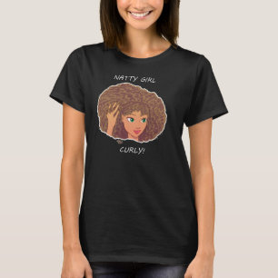 Camiseta CHICA ELEGANTE--Camiseta rizada