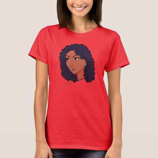 Camiseta Chica elegante--Ondulado (Anverso)
