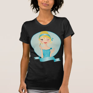Camiseta Chica en azul