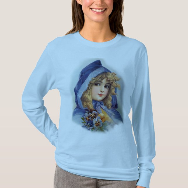 Camiseta Chica en Blue Hood (Anverso)