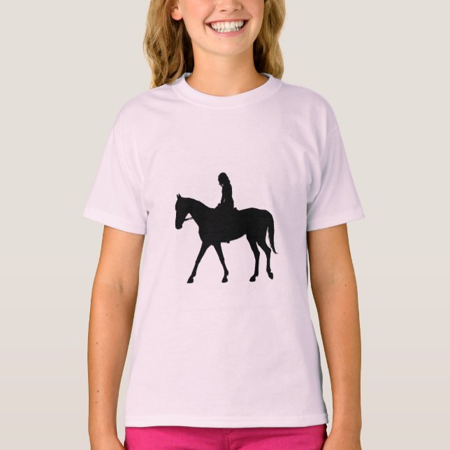 Camiseta Chica en caballo (Anverso)