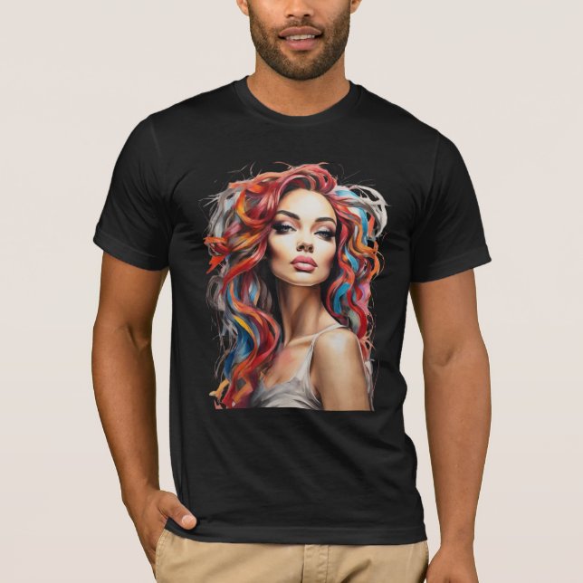 Camiseta Chica en colores (Anverso)
