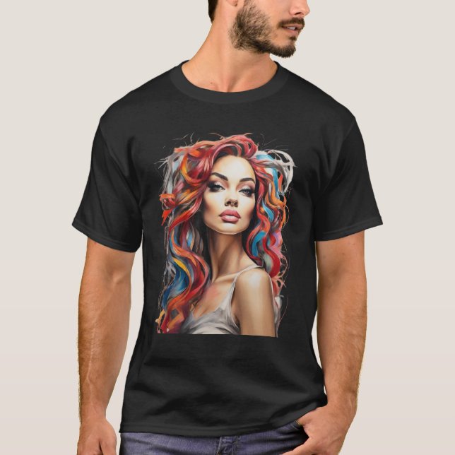 Camiseta Chica en colores (Anverso)