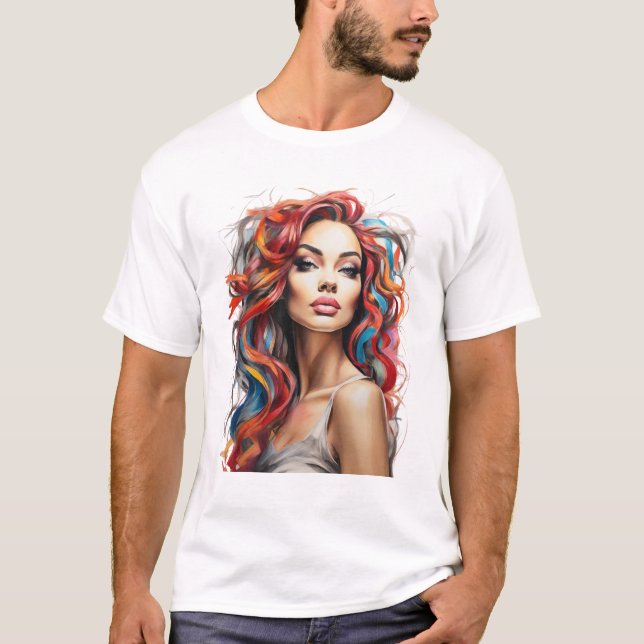 Camiseta Chica en colores (Anverso)