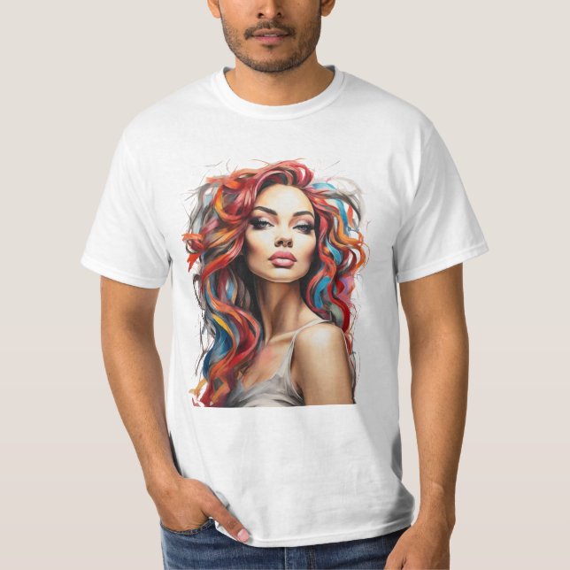 Camiseta Chica en colores (Anverso)