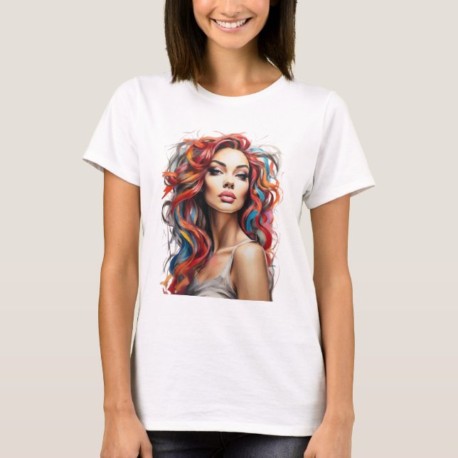 Camiseta Chica en colores (Anverso)