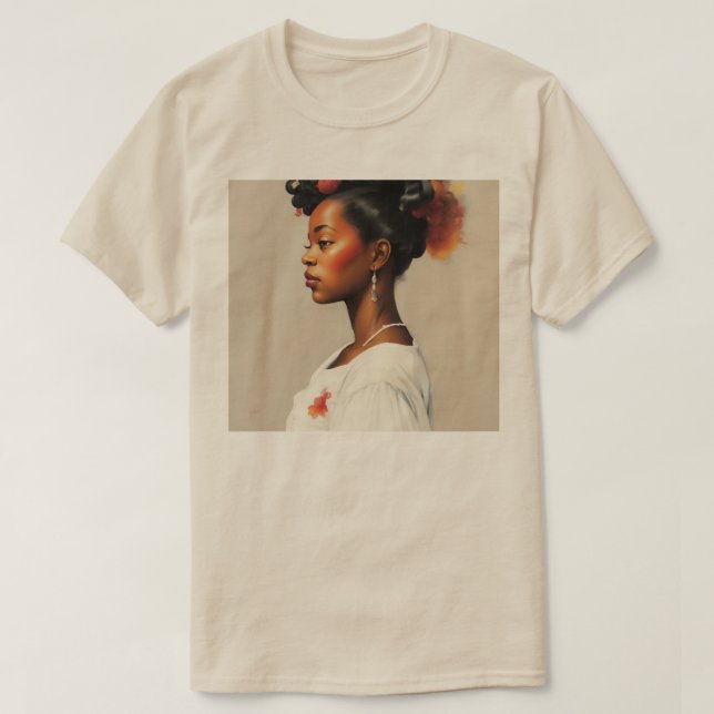 Camiseta Chica en el Cuadro (Diseño del anverso)