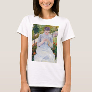 Camiseta Chica en el Jardín, Mary Cassatt