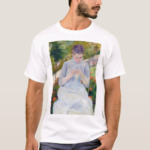 Camiseta Chica en el Jardín, Mary Cassatt