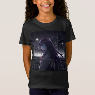 Camiseta Chica en el puente, Manga por Natasha Us