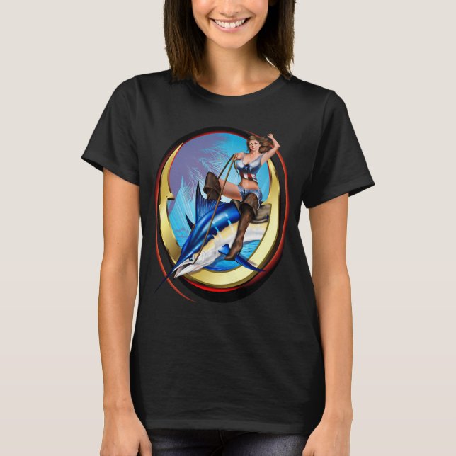 Camiseta chica en la estrella (Anverso)