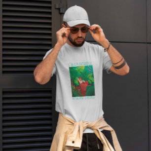 Camiseta Chica En La Habitación Con Plantas