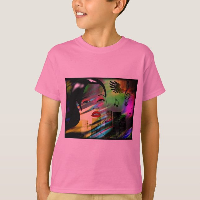 Camiseta Chica En Música (Anverso)