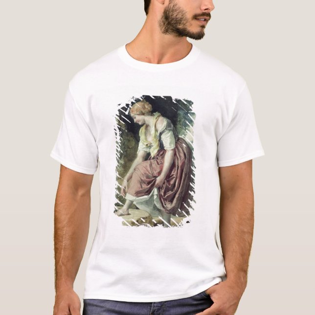 Camiseta Chica en un conducto (Anverso)