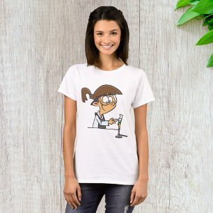 Camiseta Chica En Un Laboratorio