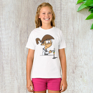 Camiseta Chica En Un Laboratorio