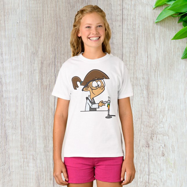 Camiseta Chica En Un Laboratorio (Subido por el creador)