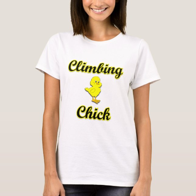 Camiseta Chica escalada (Anverso)