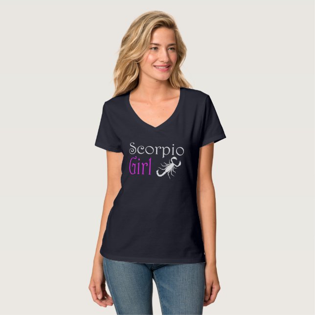 Camiseta Chica Escorpio (Anverso completo)