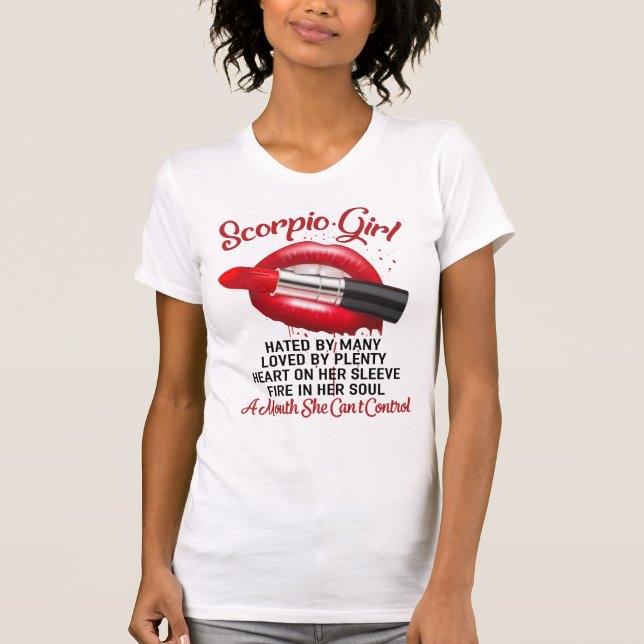 Camiseta Chica Escorpio (Anverso)